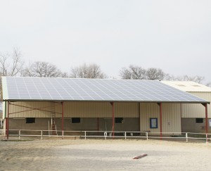 Panneaux solaires en toiture