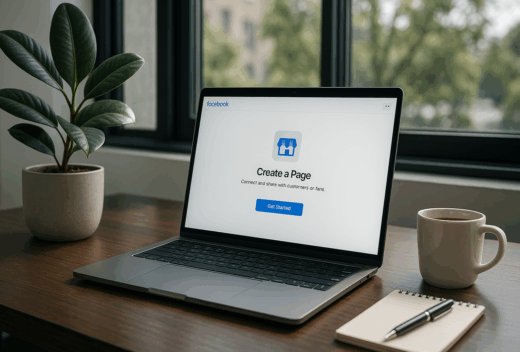 créer une page facebook